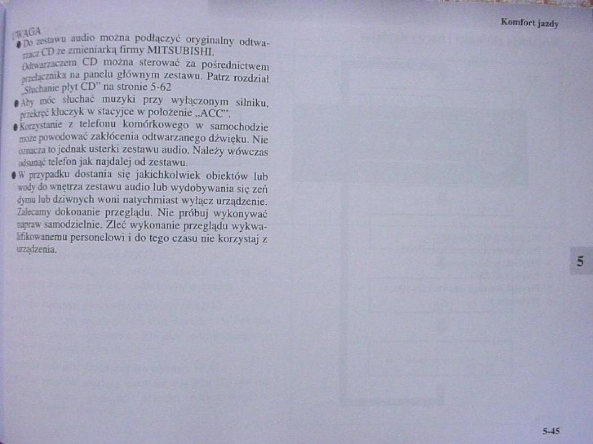 Mitsubishi Colt VI 6 Z30 instrukcja obslugi / page 248