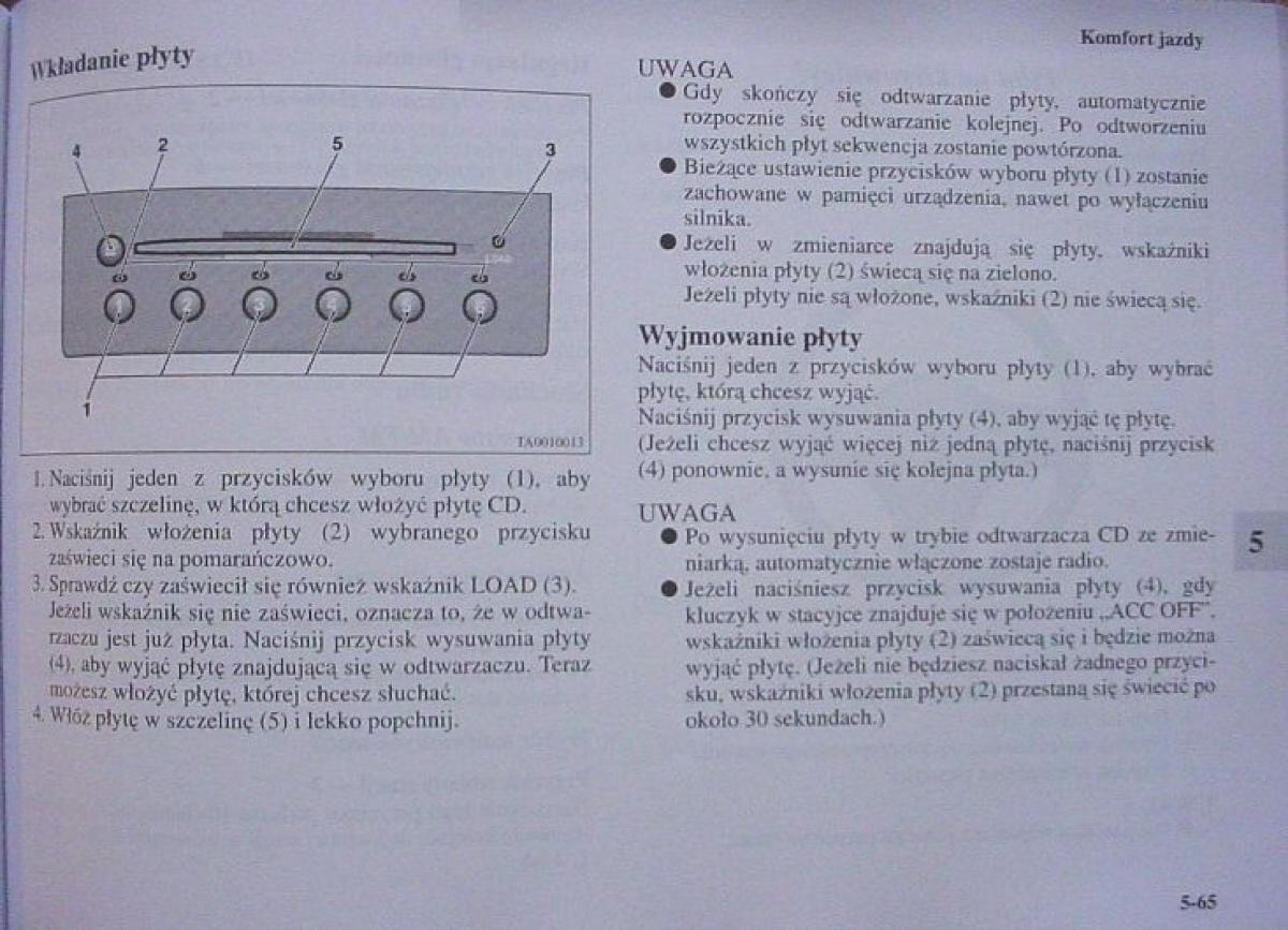 Mitsubishi Colt VI 6 Z30 instrukcja obslugi / page 268