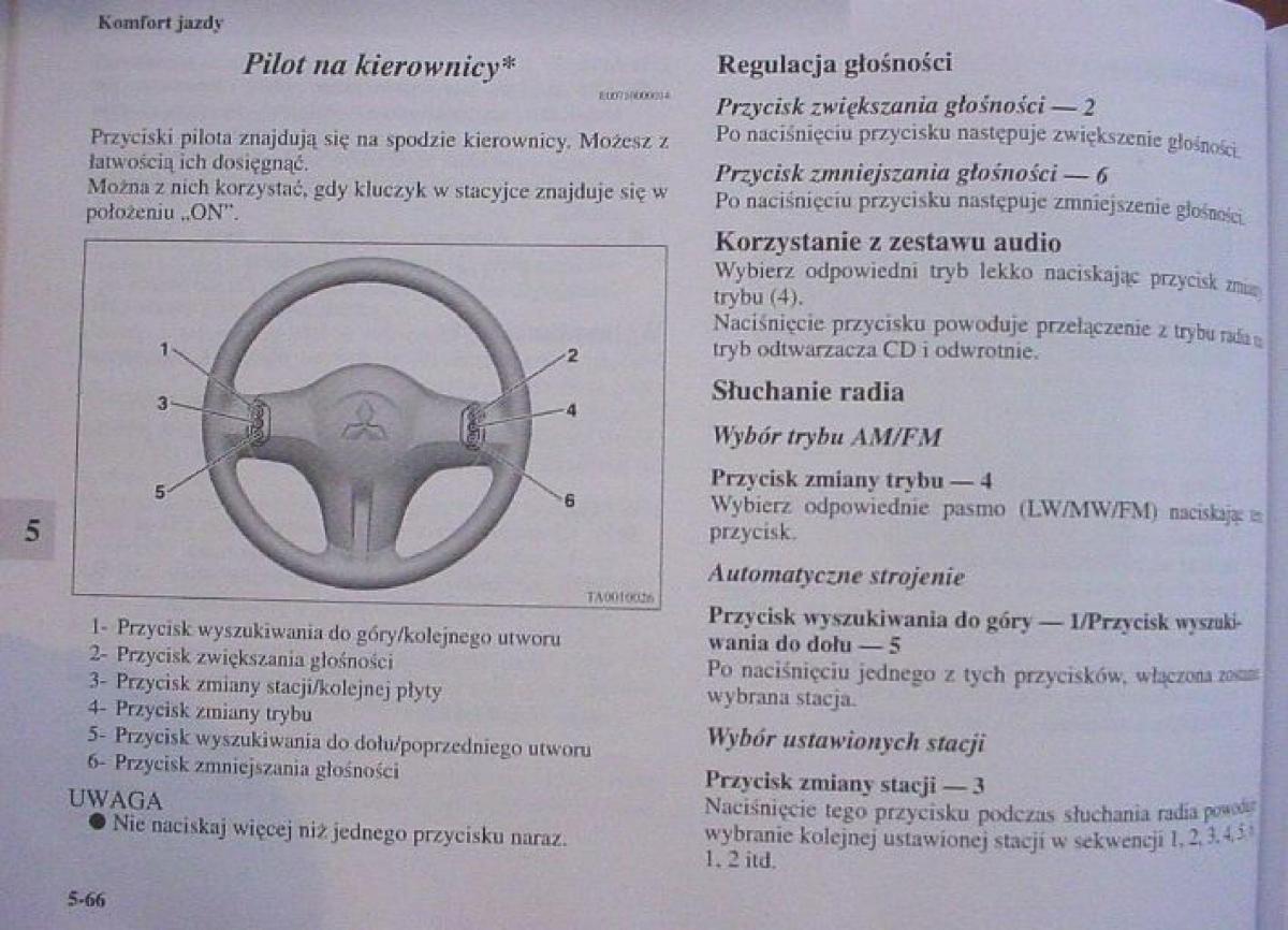 Mitsubishi Colt VI 6 Z30 instrukcja obslugi / page 269