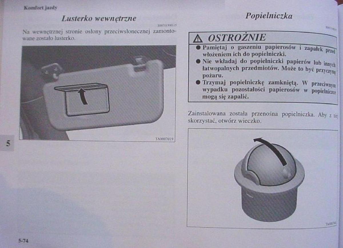 Mitsubishi Colt VI 6 Z30 instrukcja obslugi / page 277