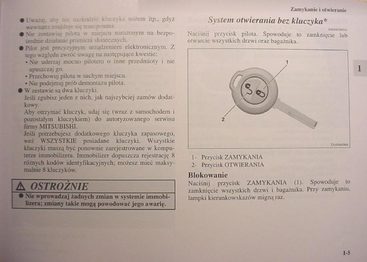 Mitsubishi Colt VI 6 Z30 instrukcja obslugi / page 28