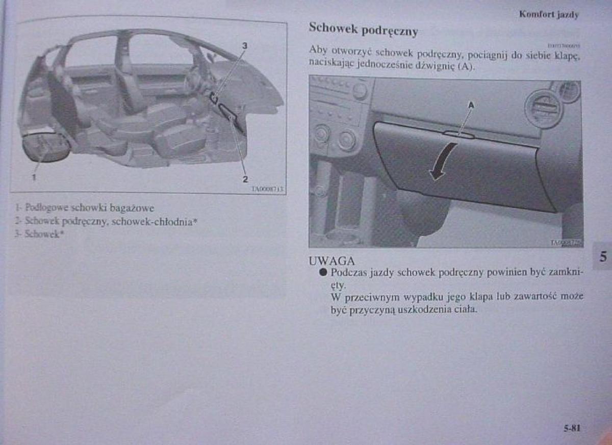 Mitsubishi Colt VI 6 Z30 instrukcja obslugi / page 285