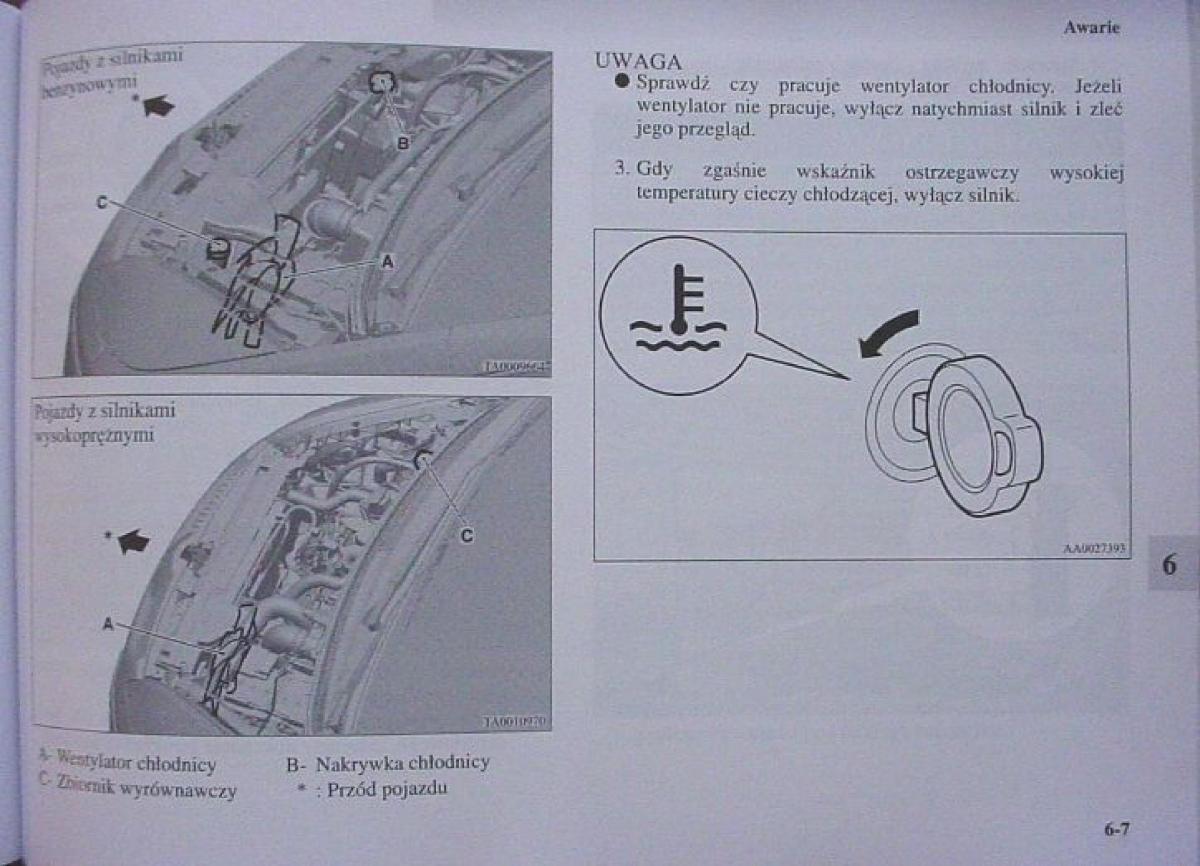 Mitsubishi Colt VI 6 Z30 instrukcja obslugi / page 301