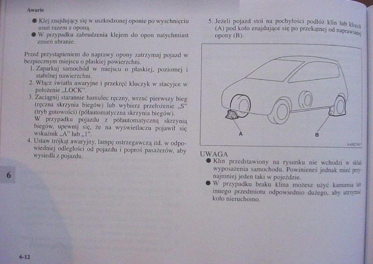 Mitsubishi Colt VI 6 Z30 instrukcja obslugi / page 306