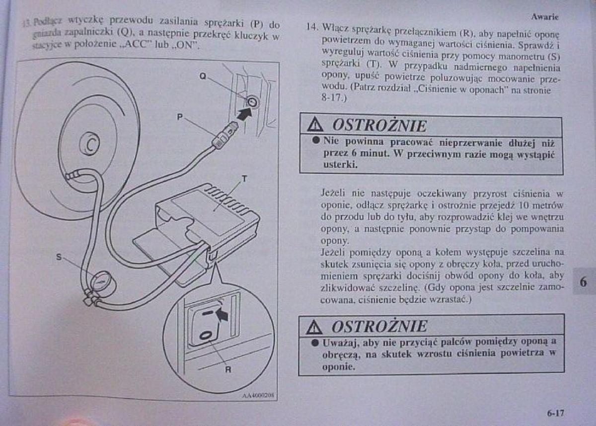 Mitsubishi Colt VI 6 Z30 instrukcja obslugi / page 311