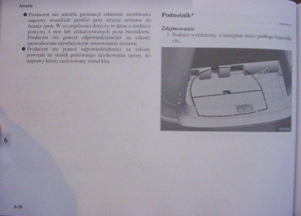 Mitsubishi Colt VI 6 Z30 instrukcja obslugi / page 314