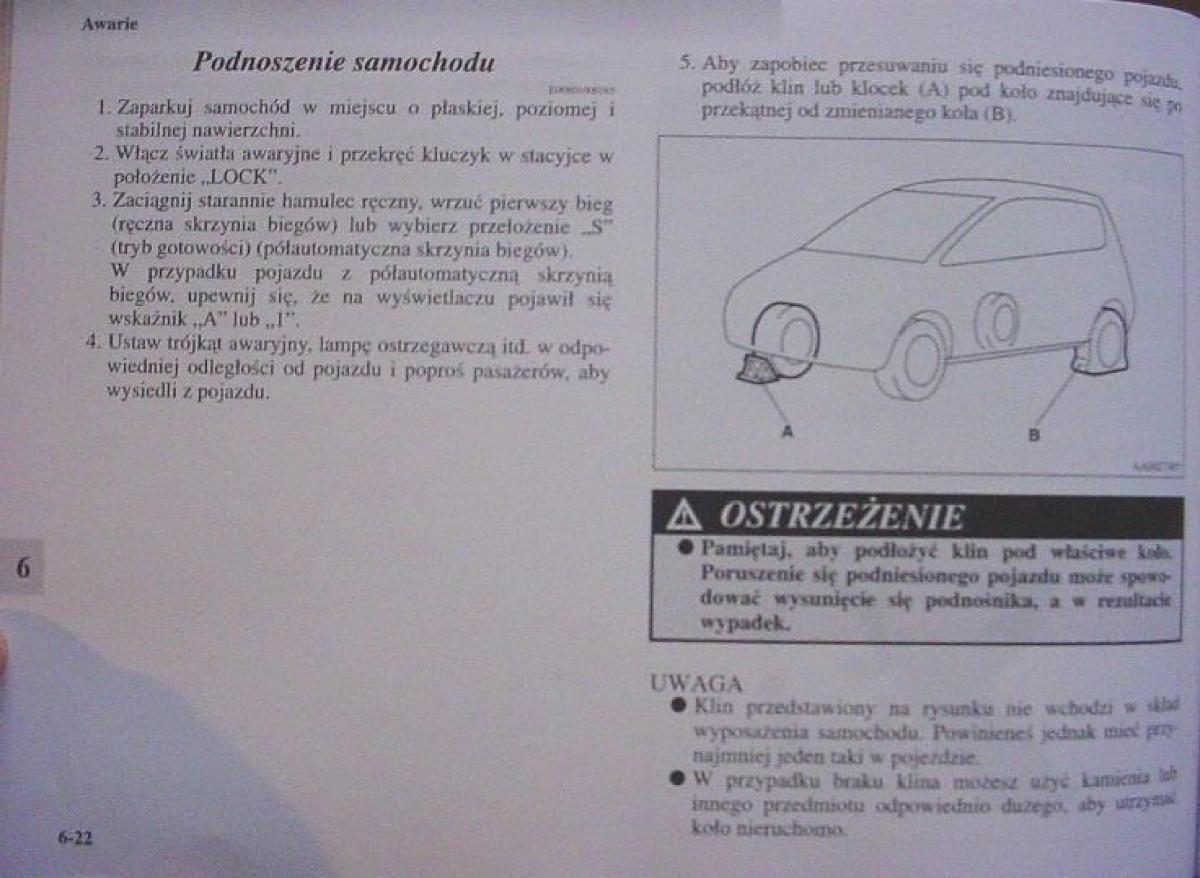 Mitsubishi Colt VI 6 Z30 instrukcja obslugi / page 316