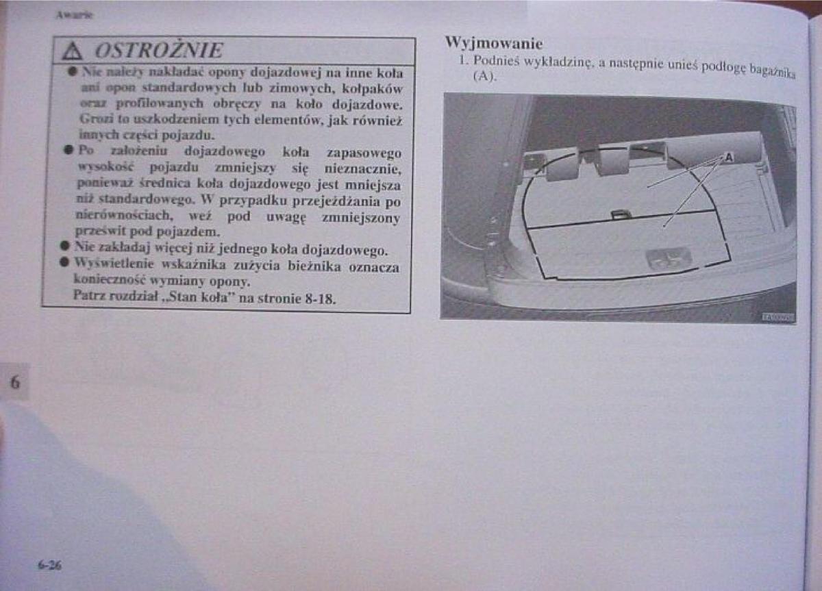 Mitsubishi Colt VI 6 Z30 instrukcja obslugi / page 320