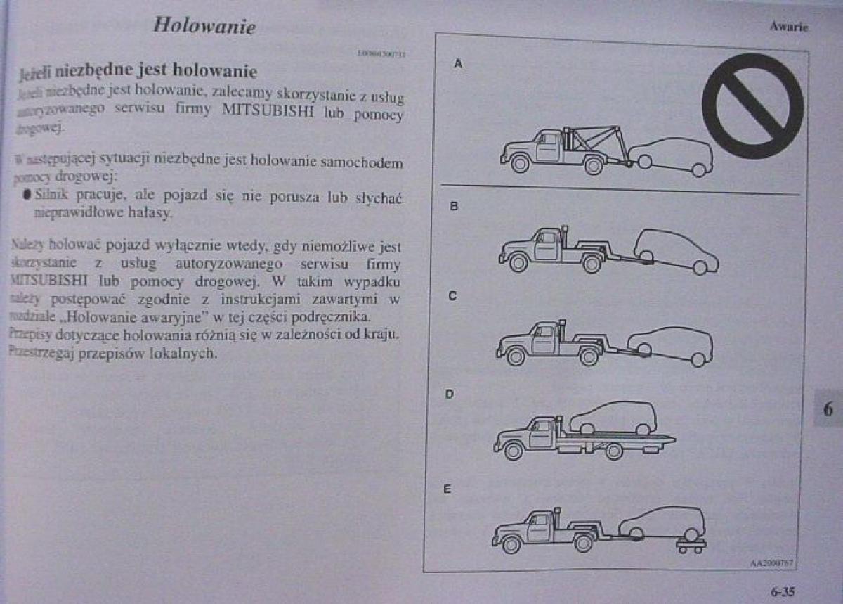 Mitsubishi Colt VI 6 Z30 instrukcja obslugi / page 329