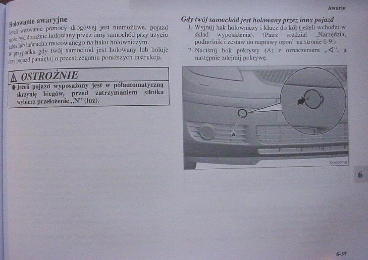 Mitsubishi Colt VI 6 Z30 instrukcja obslugi / page 331