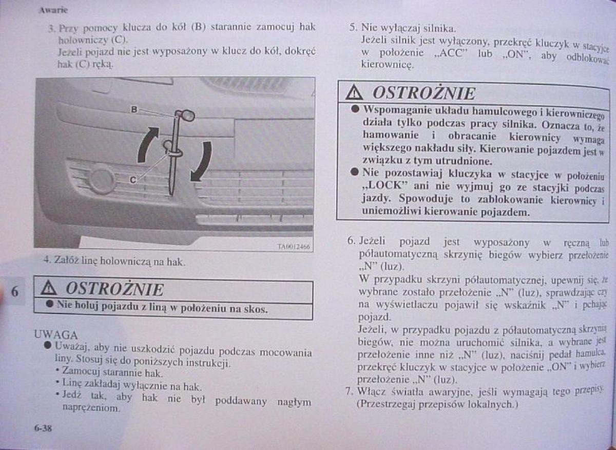 Mitsubishi Colt VI 6 Z30 instrukcja obslugi / page 332