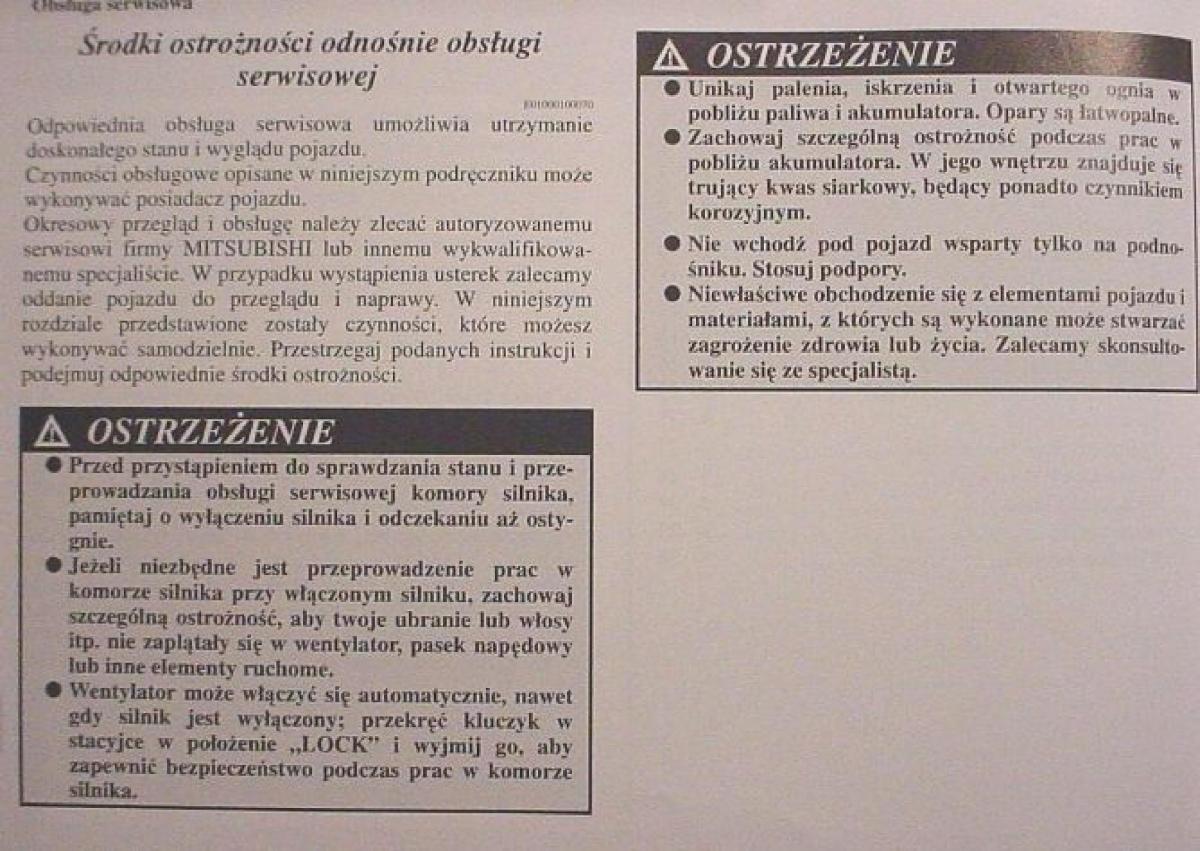 Mitsubishi Colt VI 6 Z30 instrukcja obslugi / page 347