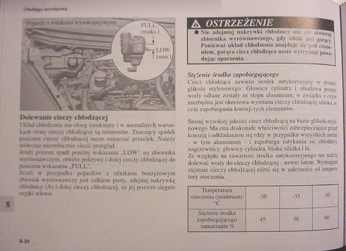 Mitsubishi Colt VI 6 Z30 instrukcja obslugi / page 355