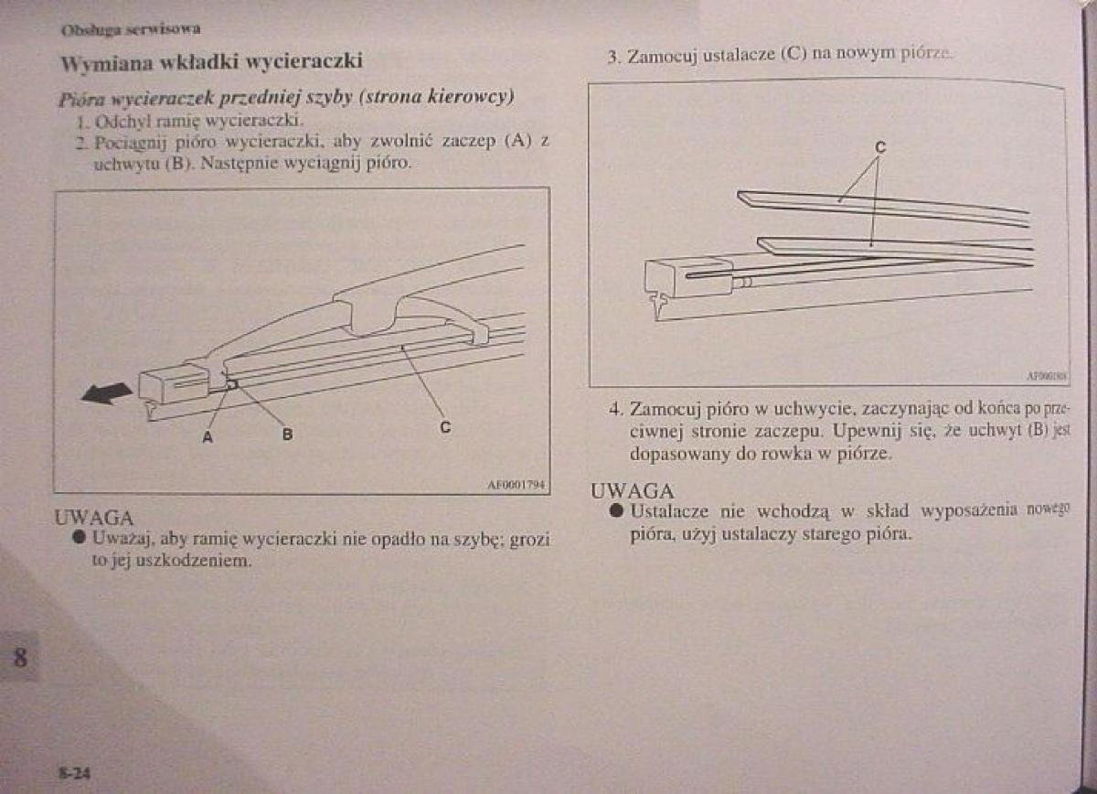 Mitsubishi Colt VI 6 Z30 instrukcja obslugi / page 370