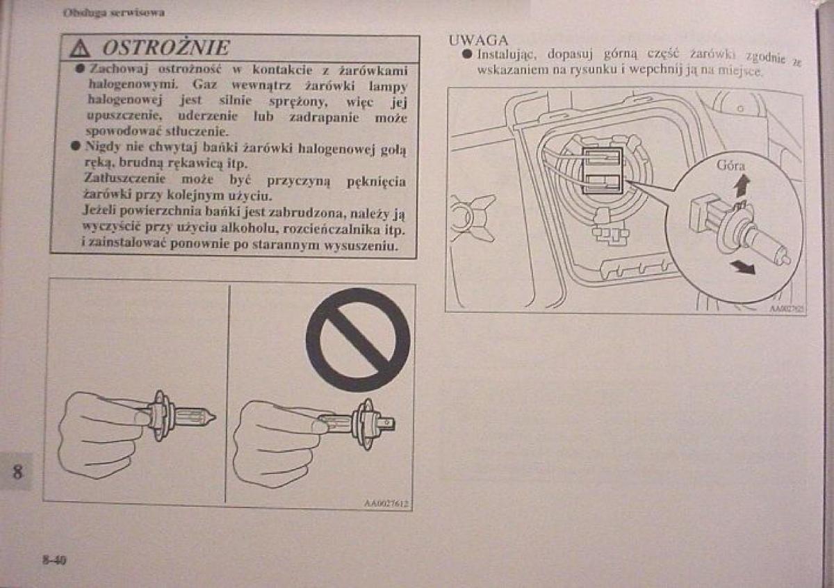 Mitsubishi Colt VI 6 Z30 instrukcja obslugi / page 386