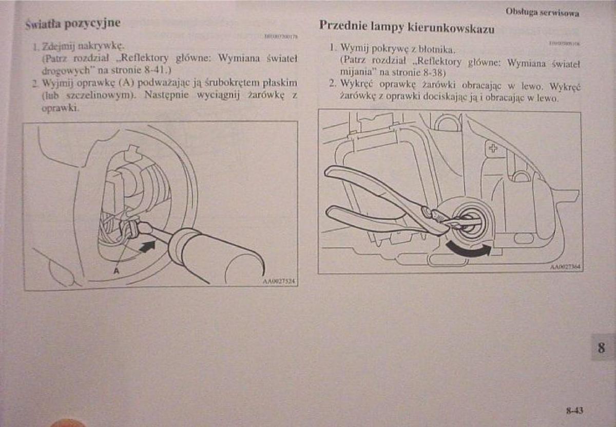 Mitsubishi Colt VI 6 Z30 instrukcja obslugi / page 389