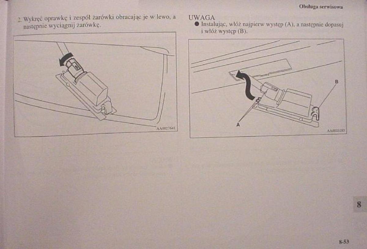 Mitsubishi Colt VI 6 Z30 instrukcja obslugi / page 399