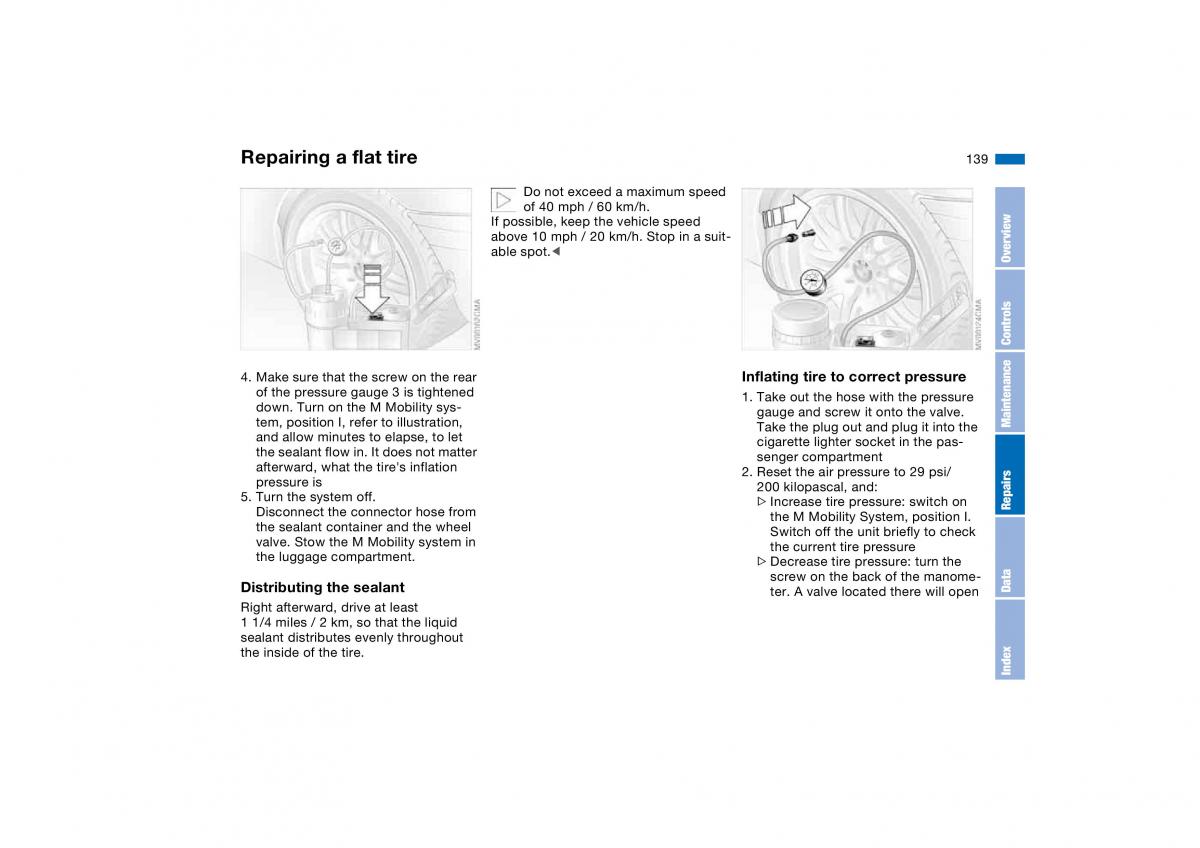 manual BMW M3 E46 BMW M3 E46 owners manual / page 139