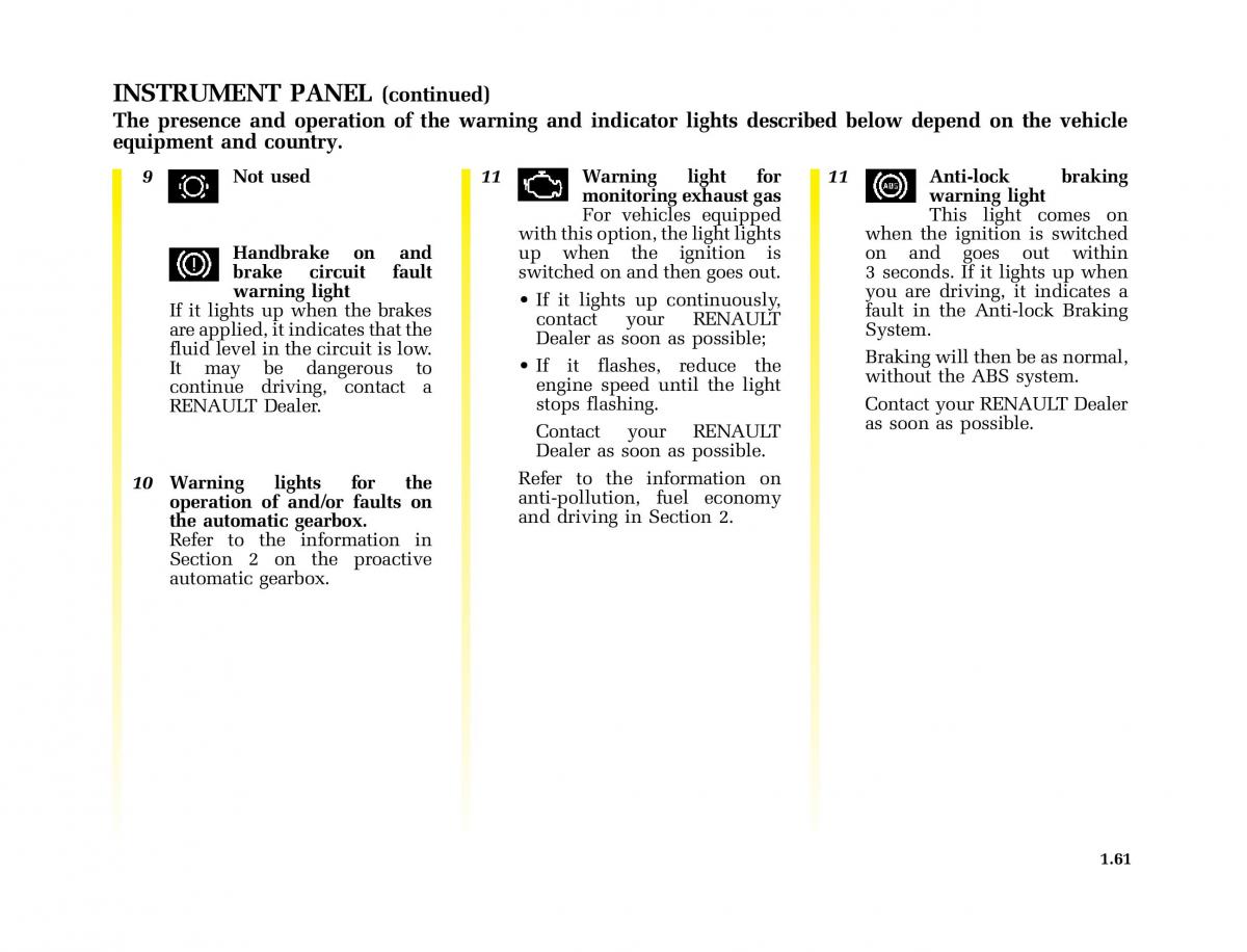 Renault Kangoo I 1 Nissan Kubistar Foton View M owners manual / page 66