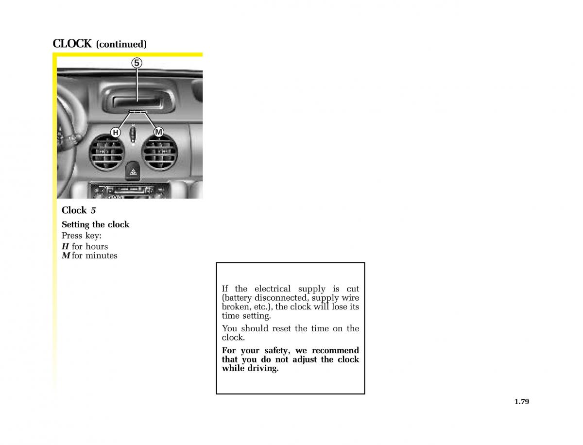 Renault Kangoo I 1 Nissan Kubistar Foton View M owners manual / page 84