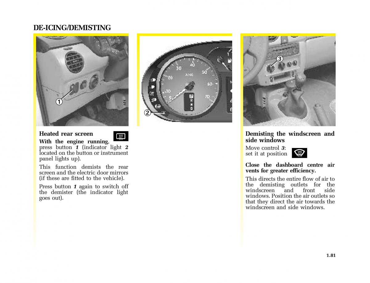 Renault Kangoo I 1 Nissan Kubistar Foton View M owners manual / page 86