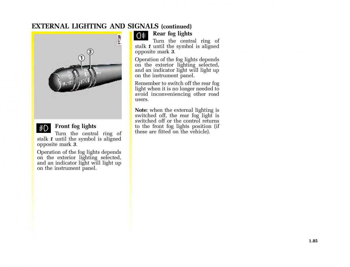 Renault Kangoo I 1 Nissan Kubistar Foton View M owners manual / page 90