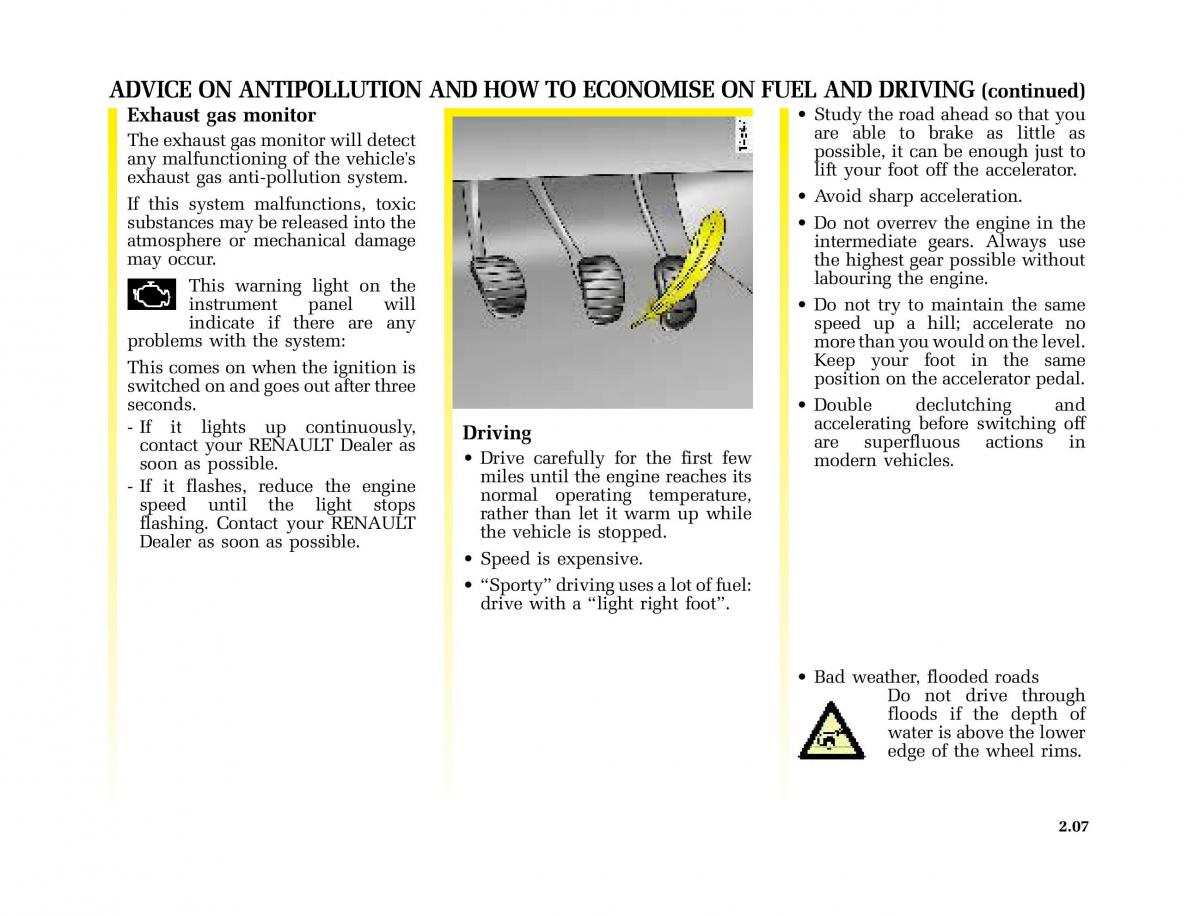 Renault Kangoo I 1 Nissan Kubistar Foton View M owners manual / page 102