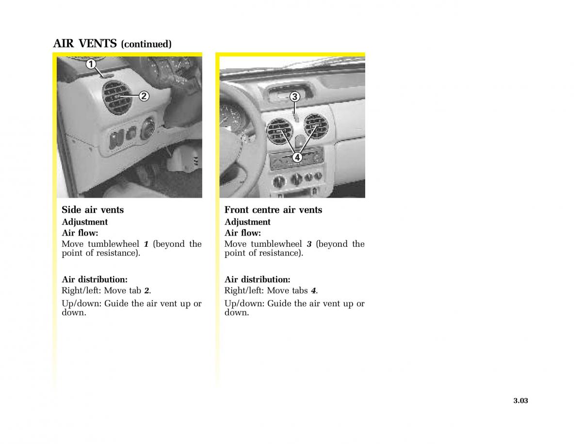 Renault Kangoo I 1 Nissan Kubistar Foton View M owners manual / page 116