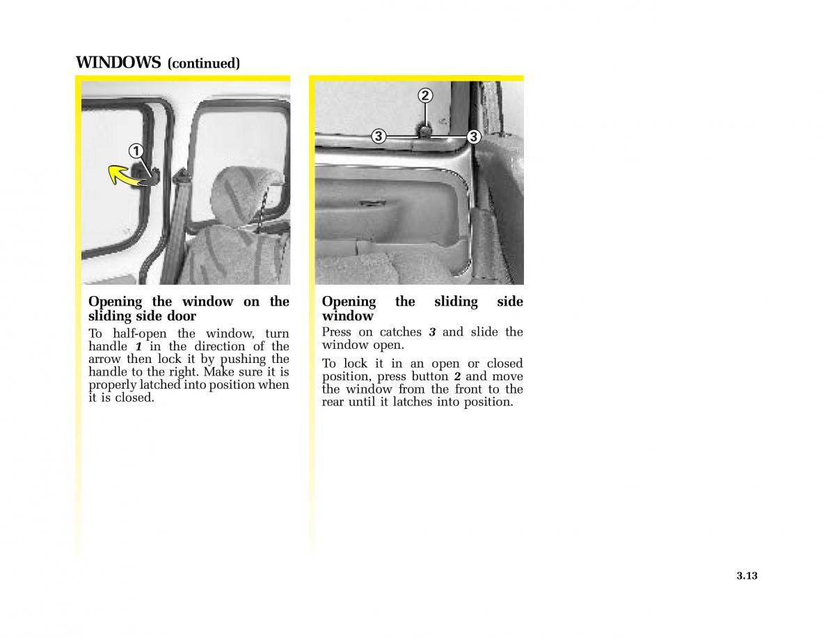 Renault Kangoo I 1 Nissan Kubistar Foton View M owners manual / page 126