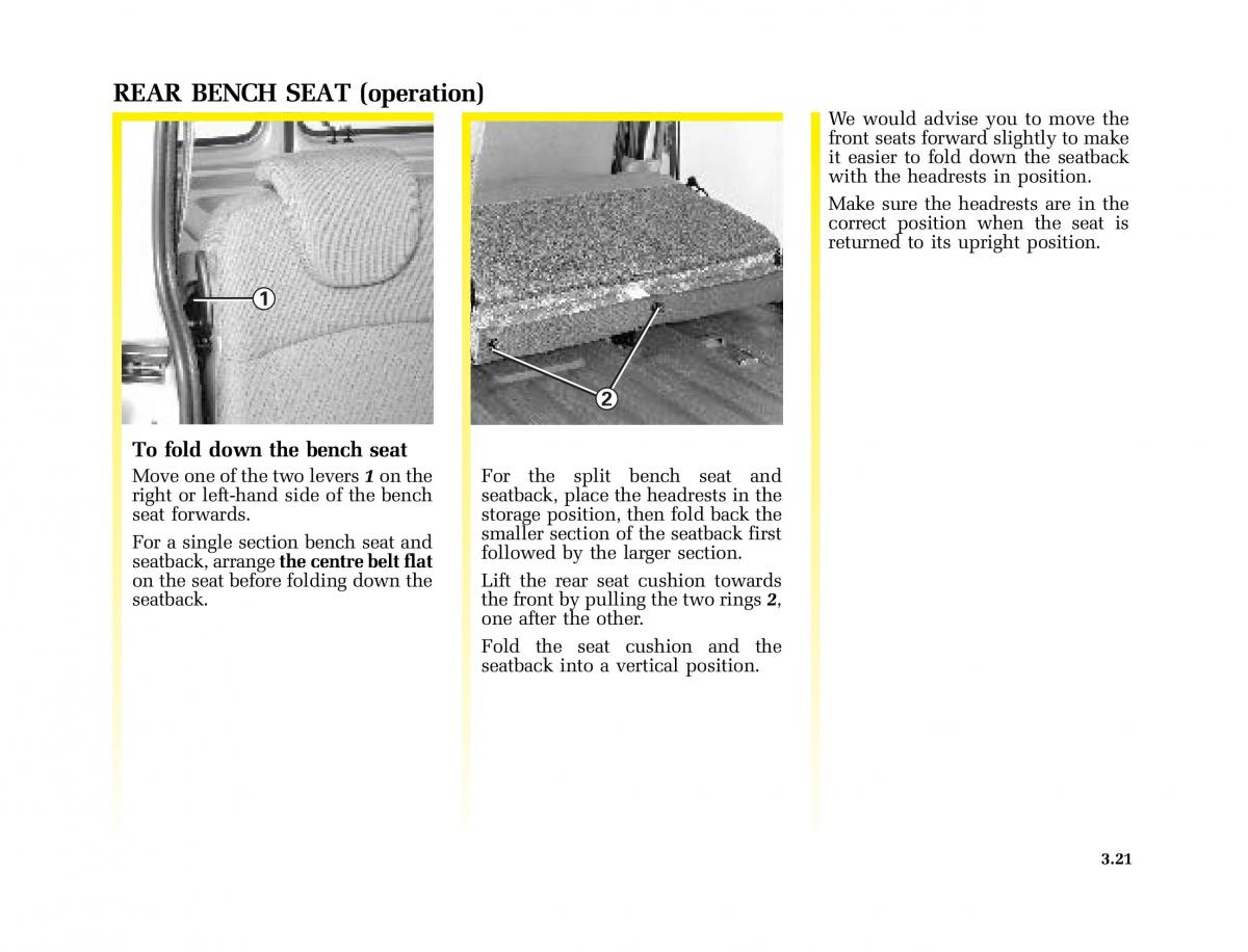 Renault Kangoo I 1 Nissan Kubistar Foton View M owners manual / page 134