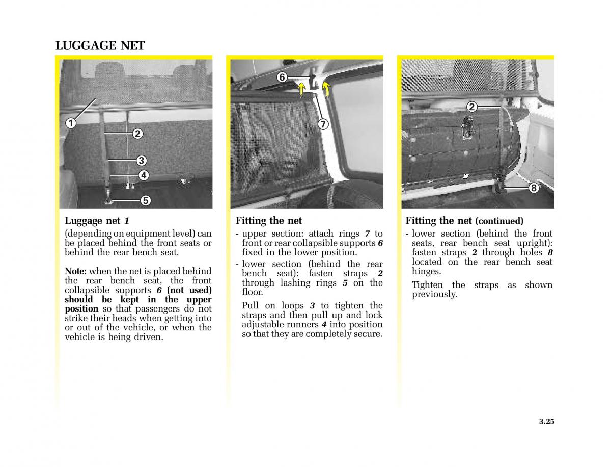 Renault Kangoo I 1 Nissan Kubistar Foton View M owners manual / page 138