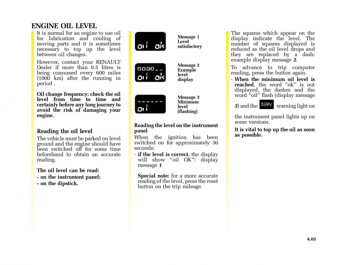 Renault Kangoo I 1 Nissan Kubistar Foton View M owners manual / page 142