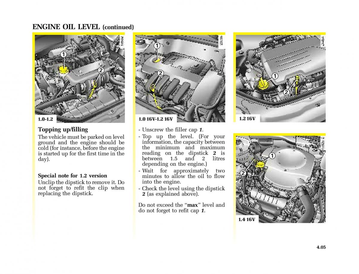 Renault Kangoo I 1 Nissan Kubistar Foton View M owners manual / page 144