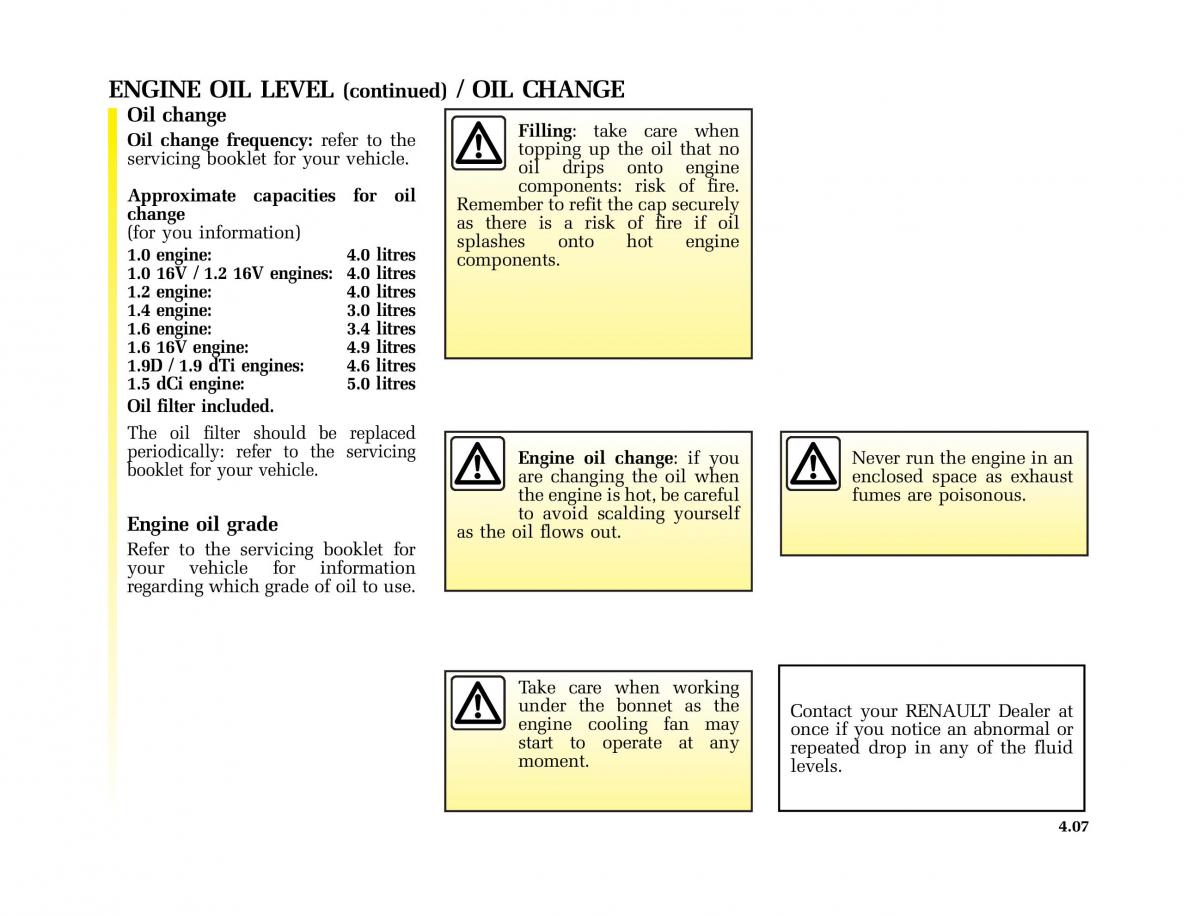 Renault Kangoo I 1 Nissan Kubistar Foton View M owners manual / page 146