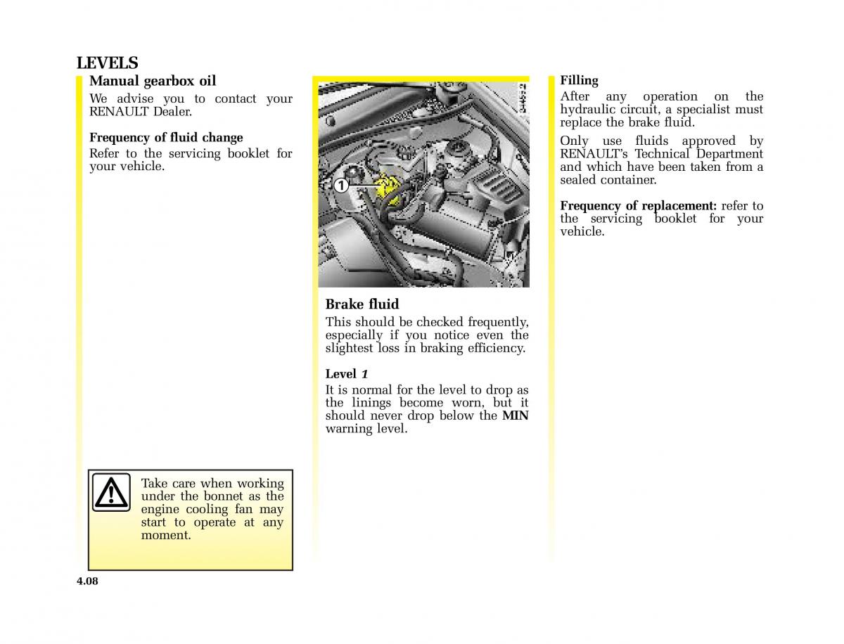 Renault Kangoo I 1 Nissan Kubistar Foton View M owners manual / page 147