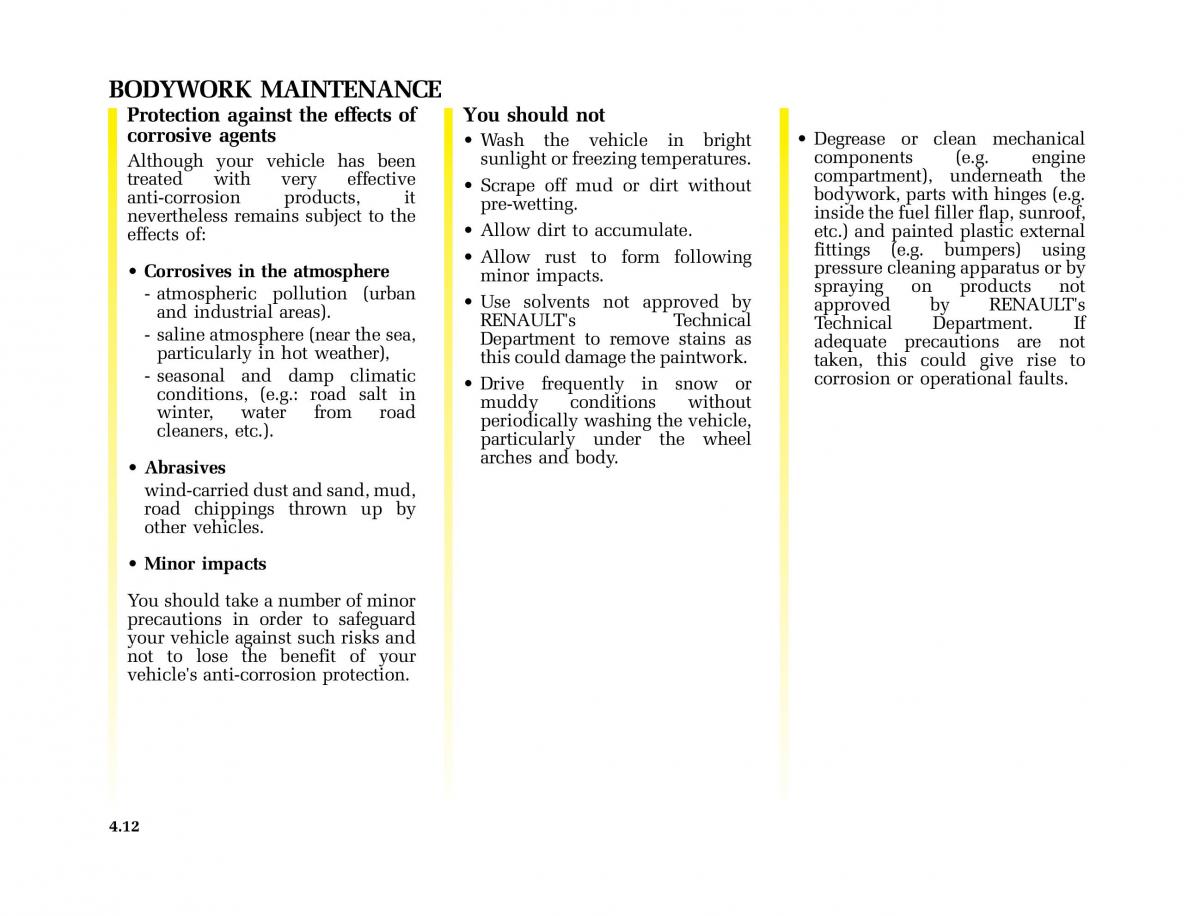 Renault Kangoo I 1 Nissan Kubistar Foton View M owners manual / page 151