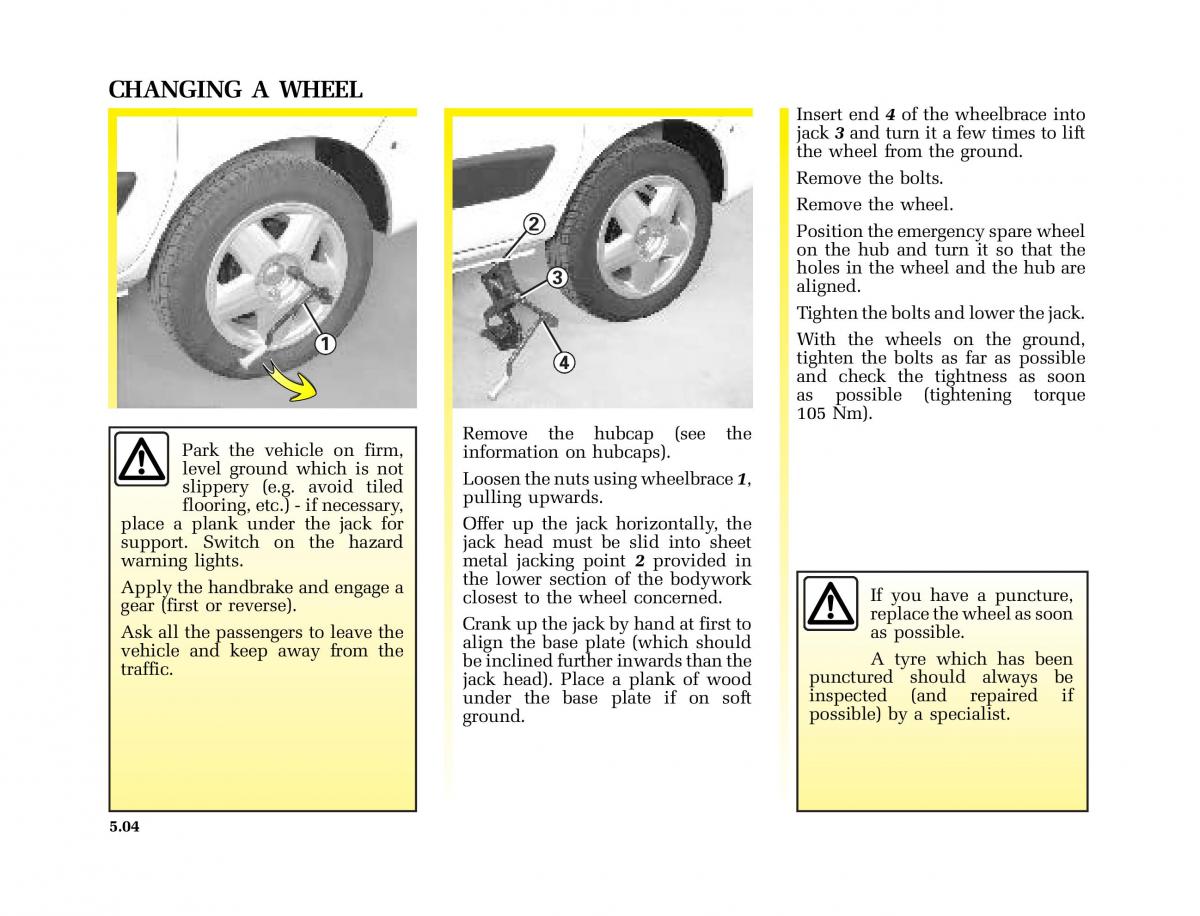 Renault Kangoo I 1 Nissan Kubistar Foton View M owners manual / page 157