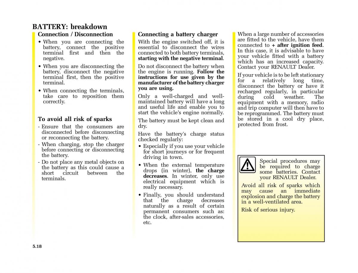 Renault Kangoo I 1 Nissan Kubistar Foton View M owners manual / page 171