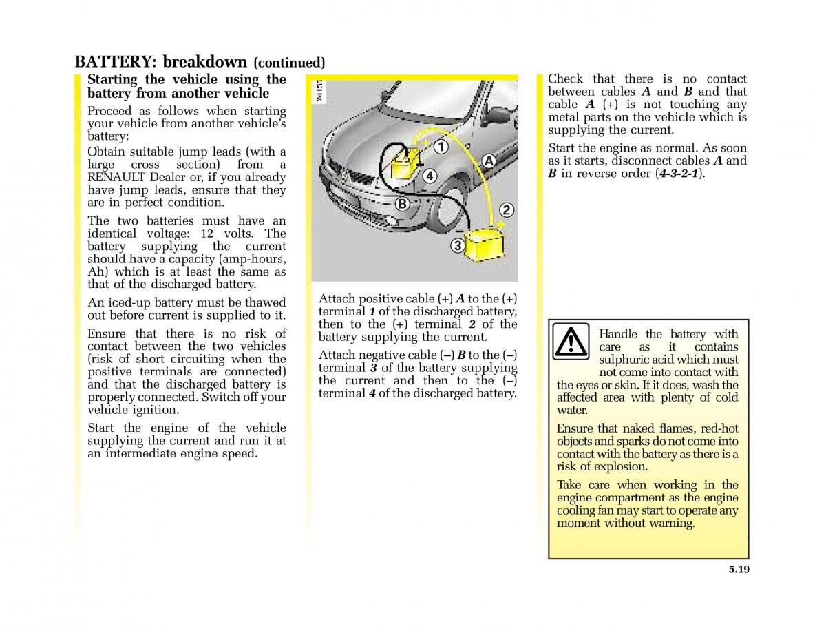 Renault Kangoo I 1 Nissan Kubistar Foton View M owners manual / page 172