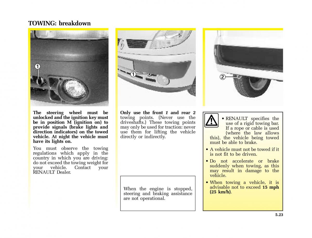 Renault Kangoo I 1 Nissan Kubistar Foton View M owners manual / page 176