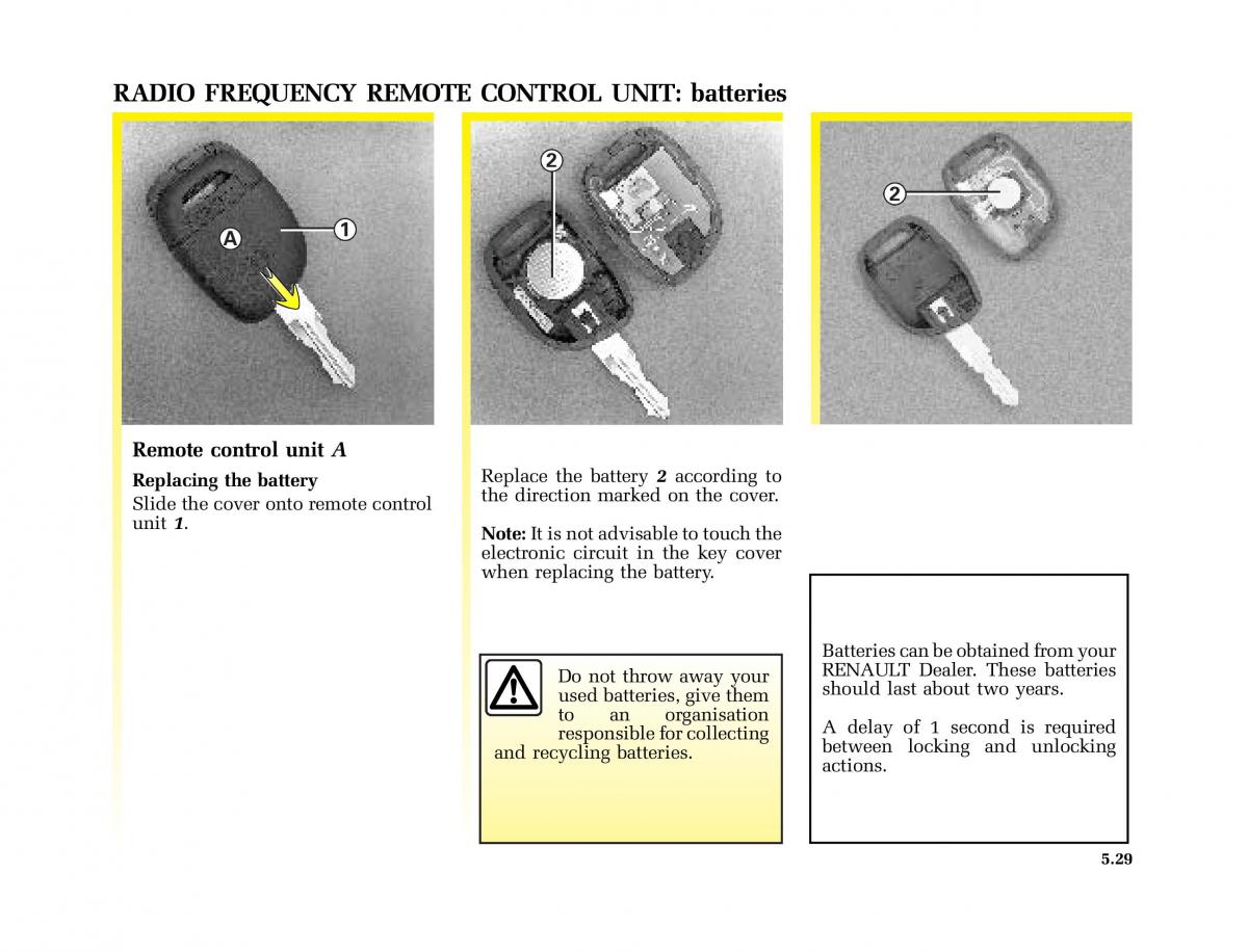 Renault Kangoo I 1 Nissan Kubistar Foton View M owners manual / page 182