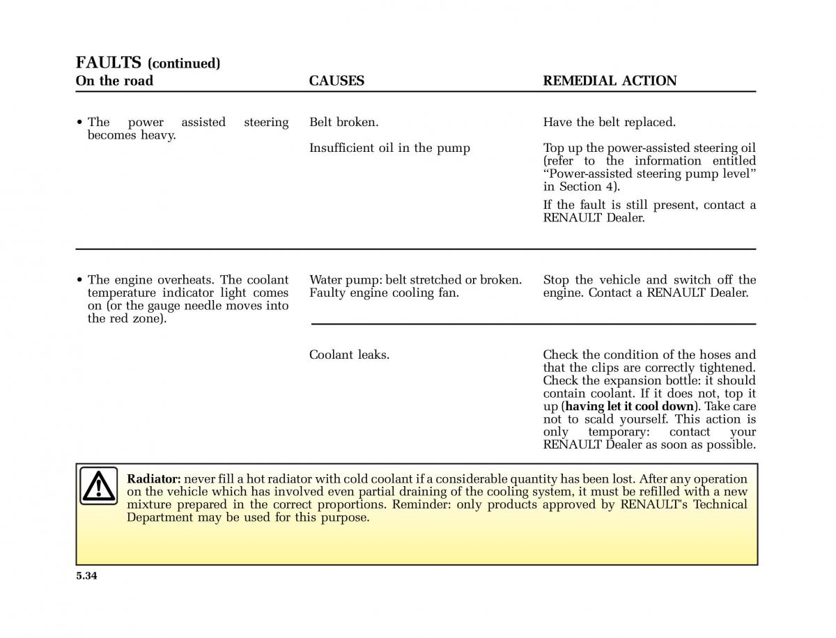 Renault Kangoo I 1 Nissan Kubistar Foton View M owners manual / page 187