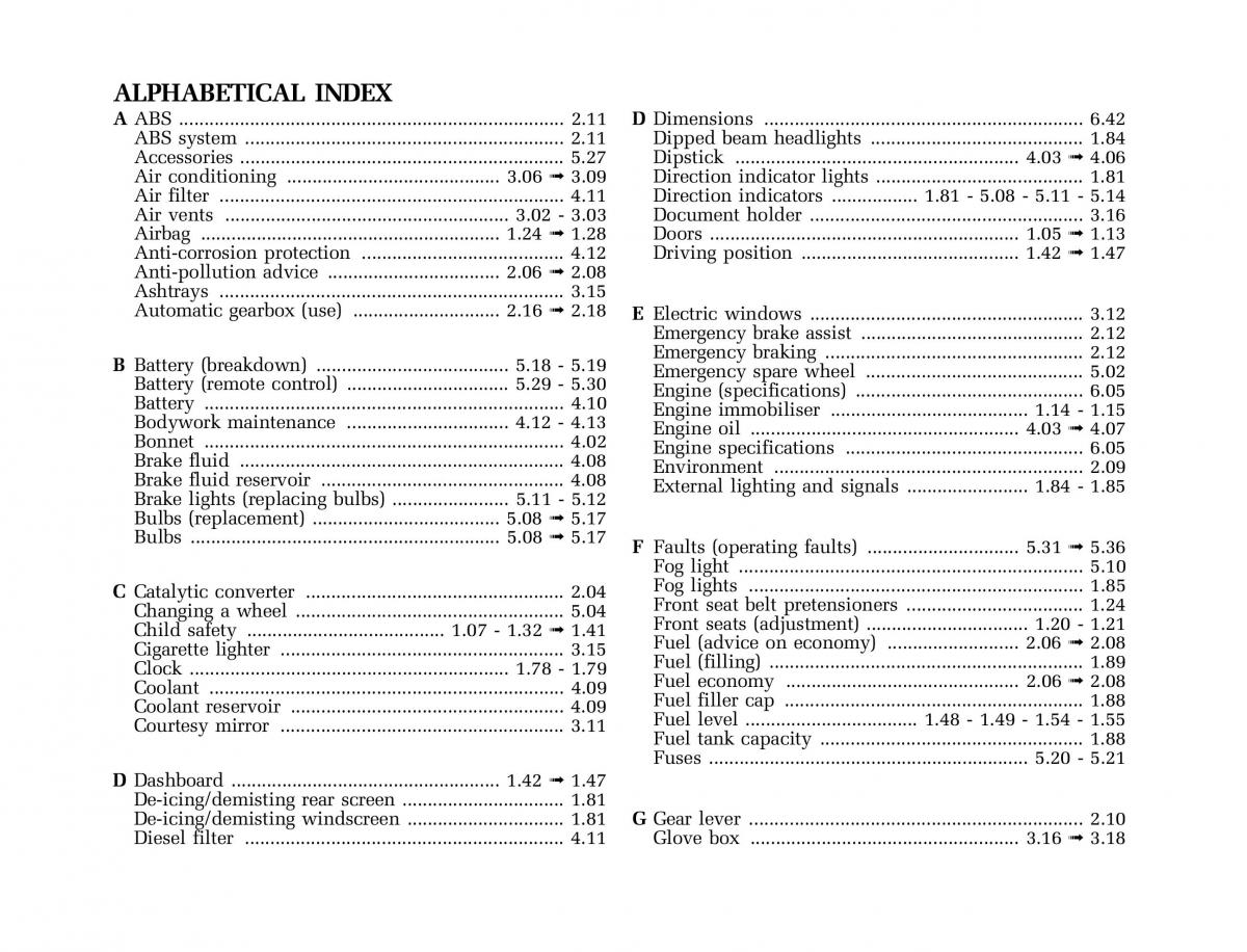 Renault Kangoo I 1 Nissan Kubistar Foton View M owners manual / page 233