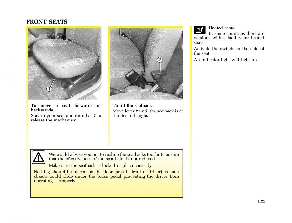 Renault Kangoo I 1 Nissan Kubistar Foton View M owners manual / page 26