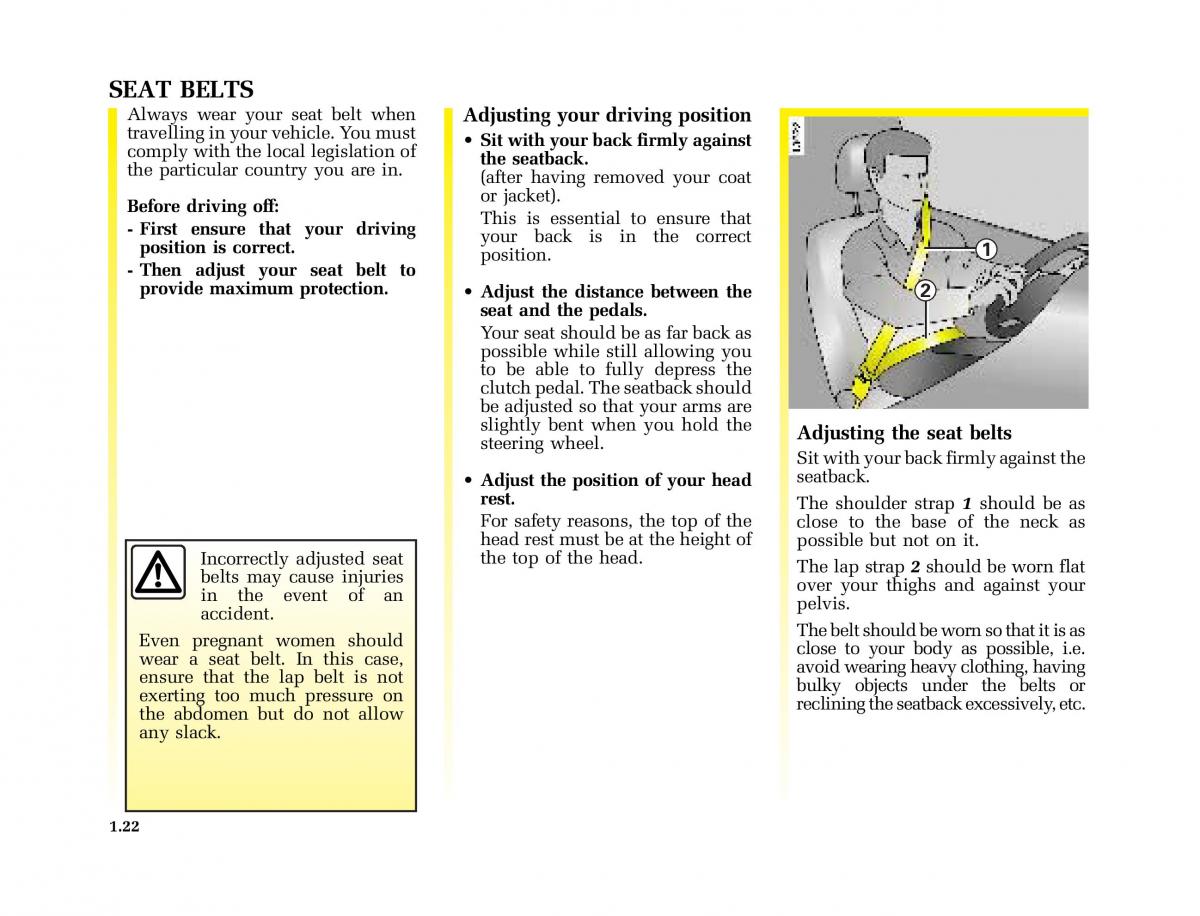 Renault Kangoo I 1 Nissan Kubistar Foton View M owners manual / page 27