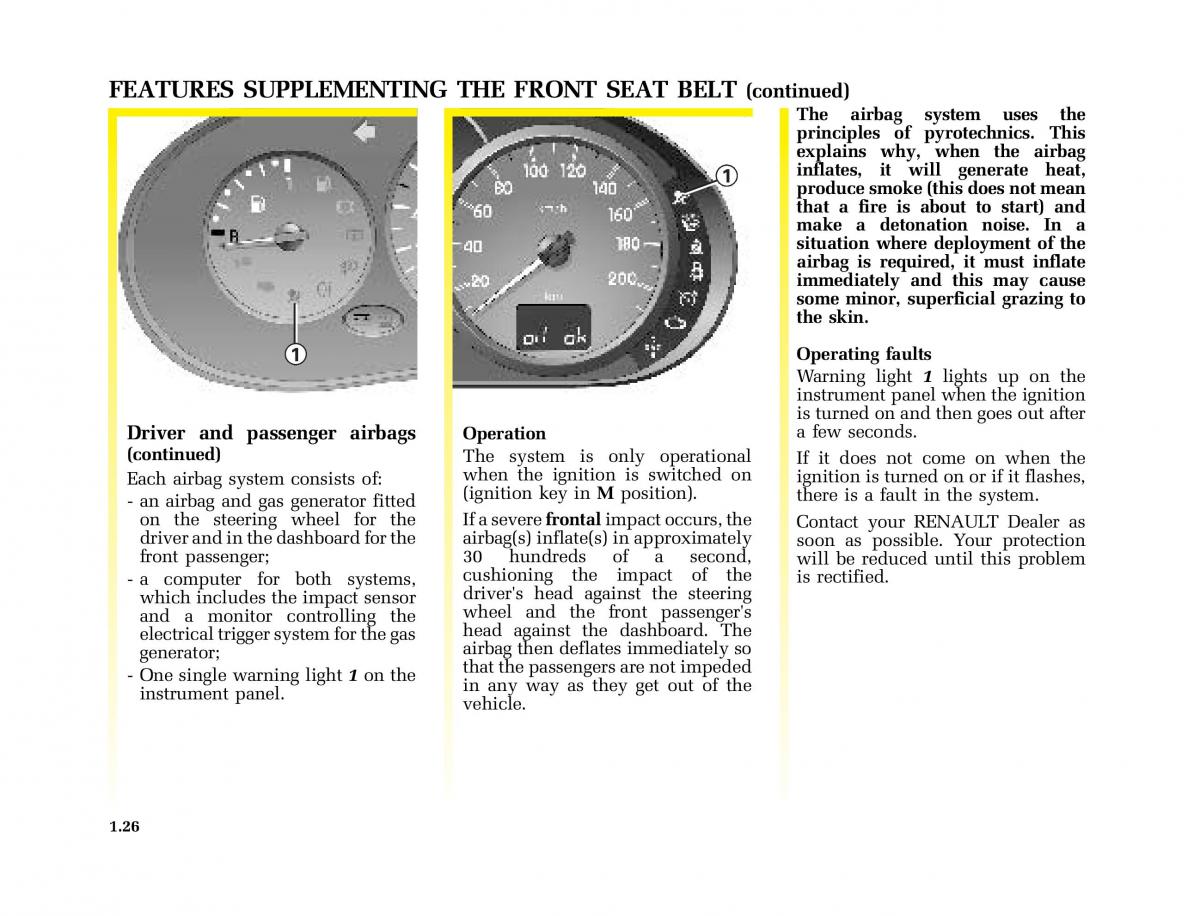 Renault Kangoo I 1 Nissan Kubistar Foton View M owners manual / page 31