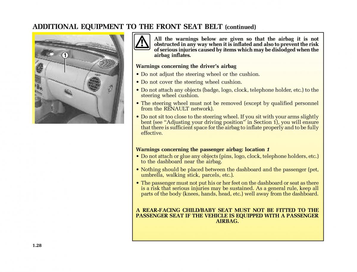 Renault Kangoo I 1 Nissan Kubistar Foton View M owners manual / page 33