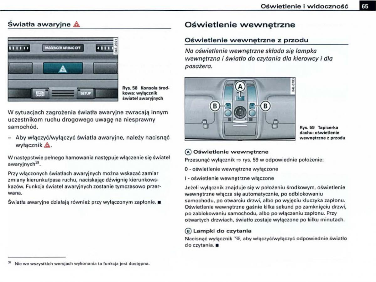 manual Audi A6 Audi A6 C6 instrukcja / page 65