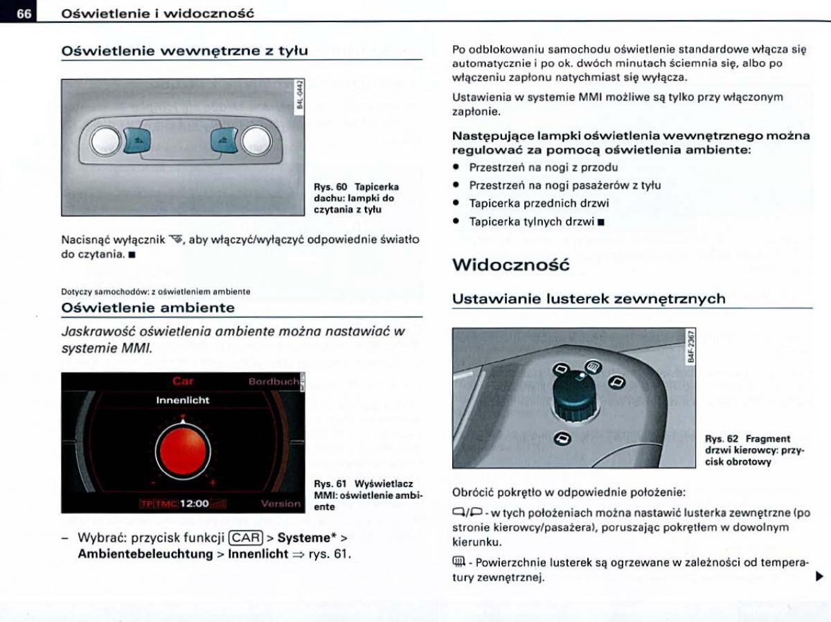 manual Audi A6 Audi A6 C6 instrukcja / page 66