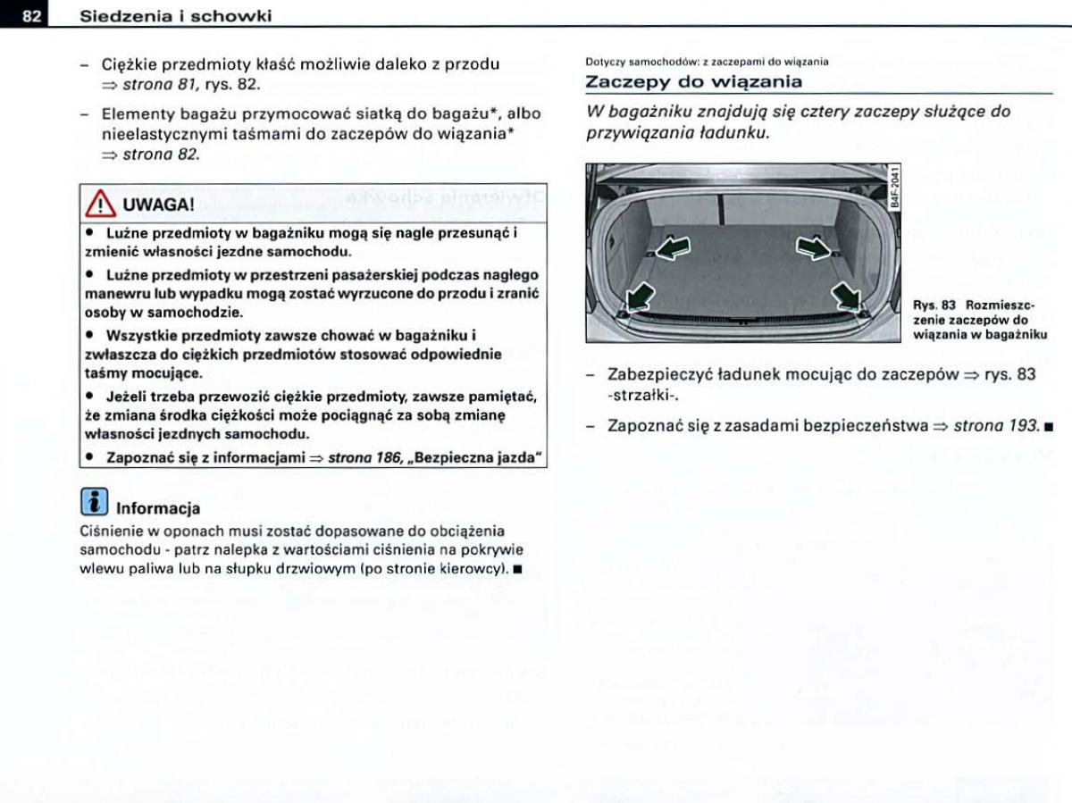 manual Audi A6 Audi A6 C6 instrukcja / page 82